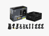 MSI 1000W PCIE5 ATX 3.1 12VHPWR Full Modular 80 Gold Gaming PSU untuk RTX 4090 RTX 5090