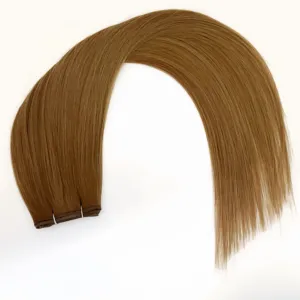 Extensiones de Cabello Europeo Remy 100% Virgen de Doble Trama para Genius Weft, Marca Ruikang, Gran Venta - Product Image 4