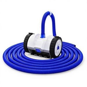 Nettoyeur de <span class=keywords><strong>piscine</strong></span> automatique alimenté par prise, pour piscines enterrées, aspiration latérale, puissant, capable de grimper les parois, avec <span class=keywords><strong>tuyau</strong></span> anti-emmêlement de 40 pieds - Product Image 4