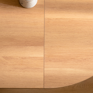 Bàn ăn hình oval hiện đại với kệ lưu trữ 2 tầng, bàn ăn hình oval cho phòng ăn - Product Image 4