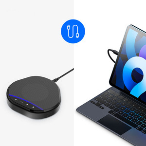 Micrófono Omnidireccional M06, Captación de Sonido de 5m, <span class=keywords><strong>Mini</strong></span> Altavoz de Escritorio para Conferencias, Micrófono USB para Llamadas <span class=keywords><strong>con</strong></span> Cancelación de Eco - Product Image 2