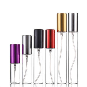 Novidades LZ Pack Frascos de Spray de Vidro Luxuosos de 5ml 8ml 10ml 12ml 15ml em Ouro, Prata, Preto e Roxo, Atomizador de Perfume Personalizado - Product Image 3