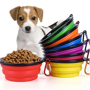 <b>Dog</b> <b>Bowl</b> Silicone Pet <b>Dog</b> Feeder <b>Bowls</b> Travel <b>Dogs</b> Cats Supplies Feeding Food Water Container Folding Silicone <b>Dog</b> Water Bottle - Product Image 2