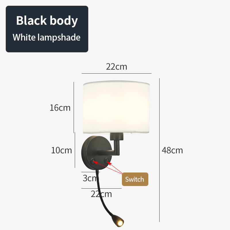 Black+White lampshade