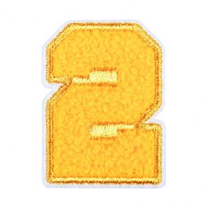 Nouvelle Patch Numérique en Chenille Dorée Exquise à Thermocoller pour la Décoration de Vêtements et Sacs - Product Image 6