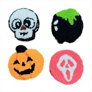 2025 Halloween décoration fait à la main crier fantôme poinçonné aiguille caboteur artisanat tasse tapis pour cadeaux promotionnels - Product Image 3
