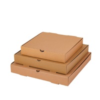 Vente chaude 6/7/8/9/10/11/12 "E-flûte boîte à Pizza en papier ondulé pour la nourriture à emporter boîte Pizaa en papier écologique