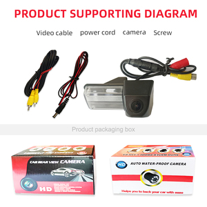 Vision nocturne HD étanche IP68 caméra <span class=keywords><strong>de</strong></span> <span class=keywords><strong>recul</strong></span> ultra grand Angle adaptée à <span class=keywords><strong>toyota</strong></span> Hilux Land Cruiser corolla - Product Image 4