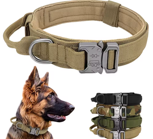<span class=keywords><strong>Collar</strong></span> Táctico de Entrenamiento para Exteriores de Doble Capa Resistente al Desgaste para Perros de Caza Medianos y Grandes - Product Image 1