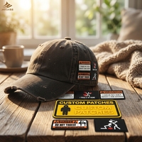 Étiquettes thermocollantes personnalisées en PVC avec logo sur mesure, écologiques, lavables, en rouleau, vente en gros
