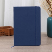 Vente en gros de stock en vrac format A5 couleur unie cahier de notes Journal intime papier de carton à prix bon marché avec bande élastique