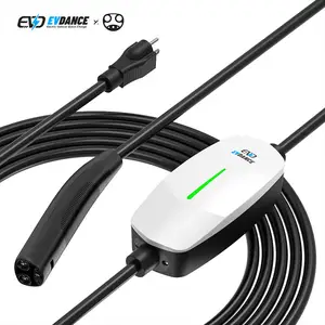 EVDANCE OEM 16A Fast Portable EV Car Gun Gen 2 US Version Home Charger Station For Tesla