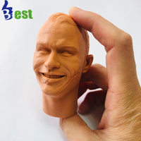 Layanan pengecoran vakum Resin boneka silikon Casting figur lilin merah kustom produksi jumlah kecil