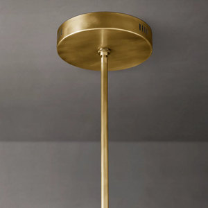 60" Large Circle LED Brass Chandelier Villa Living Room Dining Room Table Big Gold Crystal Round Chandelier - Product Image 6