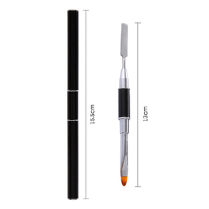 Ensemble de pinceaux pour nail art en gel, manche en plastique et métal, pour la création de motifs 3D sur ongles en acrylique, logo personnalisé OEM, outil professionnel pour salon de manucure - Product Image 2