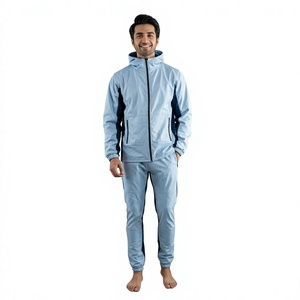 Conjunto Deportivo Unisex Personalizado 2026, Forrado de Felpa, 500g, Spandex/Poliéster, Lavado Ácido, Estampado Animal, Resistente al Viento, para Gimnasio y Deportes - Product Image 1