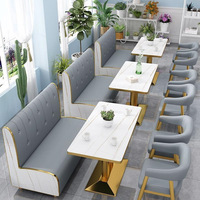 Conjunto de Mesa y Sillas de Comedor Modernas y Duraderas para Cafetería y Restaurante, para Uso en Hoteles, Escuelas y Centros Comerciales