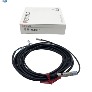 เซ็นเซอร์วัดระยะแบบมีฉนวนป้องกัน KEYENCE EM-030P พร้อมแอมพลิฟายเออร์ในตัว แบบ 3 สาย  PNP Output ติดตั้งแบบฝัง พร้อมการรับประกันหนึ่งปี - Product Image 1