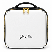 Trousse de Maquillage de Voyage Durable Grande Capacité avec Support pour Pinceaux Résistante aux Éclaboussures pour Boîte Personnalisée Impression Sérigraphique Logo OEM