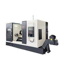 Tour-fraiseuse-perceuse CNC Fanuc à banc incliné horizontal 3-en-1 TCK56 750 mm, machine robuste à broche unique avec déplacement de l'axe Z de 750 mm