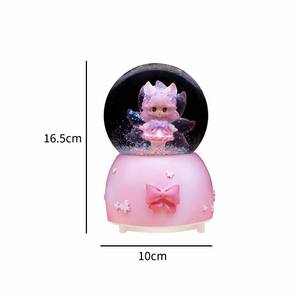 Caja Musical de Cristal con Diseño de Zorro de Nueve Colas, Regalos Creativos al por Mayor, Linda Caja Musical de Ocho Tonos para Niñas, Decoración de Escritorio - Product Image 6