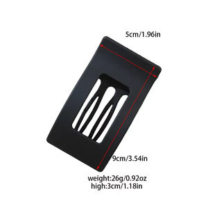 Pinzas para el Cabello Planas Nuevas al por Mayor, 9cm, Plástico Mate con Estampado de Leopardo, Pinza de Pico de Pato, Accesorios para el Cabello para Mujer - Product Image 4