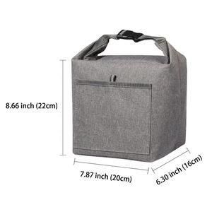 Custom Logo Oxford Fabric Reusable <b>Cooler</b> Tote Insulated Lunch Bag for Corporate Promotional Gifts - Product Image 2