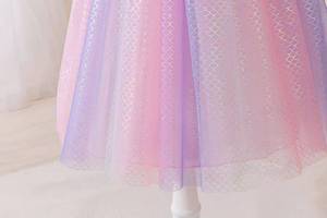 Robe de princesse sirène pour filles, déguisement de fée pour enfants, robe d'anniversaire pour filles - Product Image 5