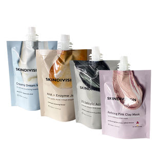 กระเป๋าพวยอลูมิเนียมฟอยล์พื้นผิวมันวาวสำหรับเครื่องสำอาง - Product Image 1