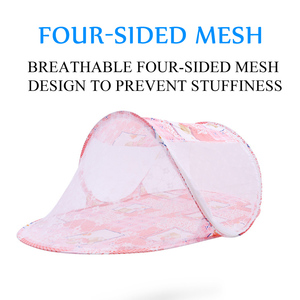 Moustiquaire pliante pour bébé avec coussin de couchage oreiller moustiquaire lit trois pièces ensemble 0-3 ans - Product Image 4