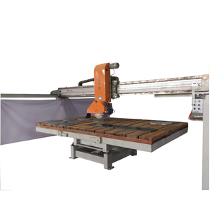 Cortadora de Piedra con Mesa Elevadora de 80 Grados, Sierra de Puente de 3 Ejes para Cortar Granito, Mármol y Losas de Cuarzo - Product Image 1