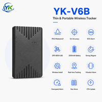 Dispositivo de Rastreo GPS Inalámbrico 4G GSM Global, Delgado, Portátil, con Imán Potente, Resistente al Agua, Rastreo en Tiempo Real, Localizador de Vehículos, Autos, Taxis y Vehículos Eléctricos