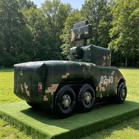 Véhicule de défense aérienne gonflable de simulation de char d'assaut pour exercices et démonstrations - Grande Vente