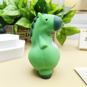 Jouet Squishy Créatif Cheval Vert Nouveauté en Forme de Donut Anti-Stress à Presser - Product Image 2