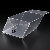 Kotak Lipat PET Transparan Kustom, Kemasan Display Plastik untuk Retail, OEM ODM, Kemasan Kosmetik & Hadiah Sekali Pakai, UV
