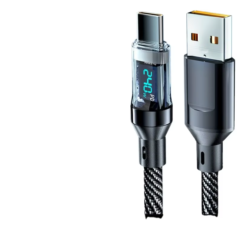 Black USB to Type-c