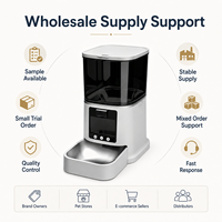 Distributeur automatique de nourriture pour animaux de compagnie, distributeur de nourriture intelligent à minuterie avec contrôle des portions, grande capacité, pour chats et chiens, OEM ODM