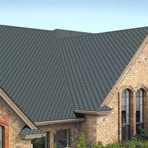 Chất lượng cao 5-Tab sợi thủy tinh bệnh zona cá Quy mô màu xanh lá cây hiện đại bền chống cháy Kinh Tế giá trường căn hộ nhựa đường - Product Image 3