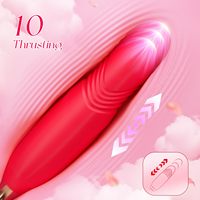 Stimulateur clitoridien, anal et des mamelons, Dildo vibrant, Outils de plaisir, Vibrateurs buccaux pour stimulation du point G, Jouets sexuels pour femmes
