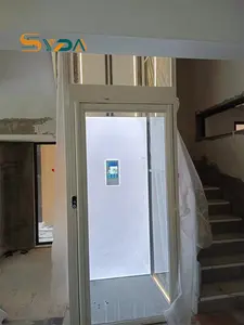 Factory Manufacturing High Quality 400kg 5 Floor Traction Machine Elevator Passenger Lifts For Buildings