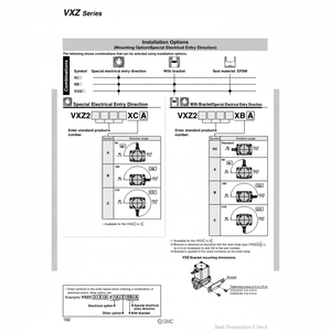 Électrovanne pneumatique SMC VXZ230AZ2A Produit de vannes de régulation - Product Image 1