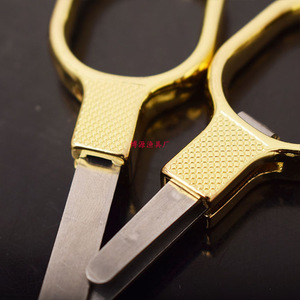 กรรไกรตกปลาโบหยวน สแตนเลสสตีล สีทอง รุ่น 1804 แบบพับได้ สำหรับตัดสายเอ็น ใช้สำหรับตกปลาในกิจกรรมกลางแจ้ง - Product Image 4