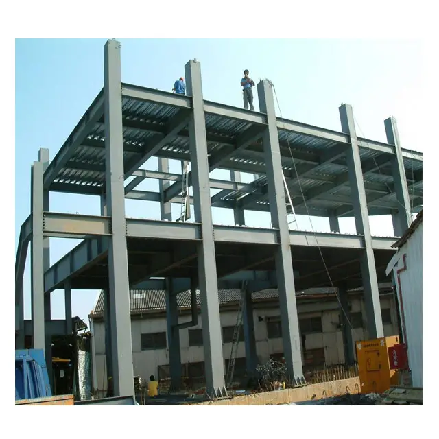 مبنى متعدد الارضيات بهيكل فولاذي مسبق الصنع وذو قوة عالية ويتم توريده من المصنع حسب الطلب