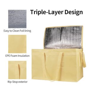 Free sample Eco-friendly <b>Portable</b> <b>Bbq</b> Grill Wine Ice Custom Print Fashion Cool Shoulder Cooler Tote Bag - Product Image 1