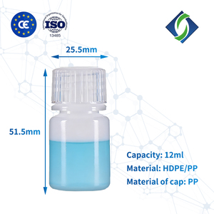 Bouteille de laboratoire en plastique HDPE/PP à col étroit, multi-capacités (4-1000 ml), pour liquides et réactifs chimiques, vente en gros - Product Image 2