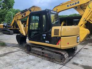 Pelleteuse sur chenilles d'occasion CATT 307D Capacité de 7000KG Basses heures Pompe à engrenages à roulement de moteur d'origine japonaise - Product Image 6