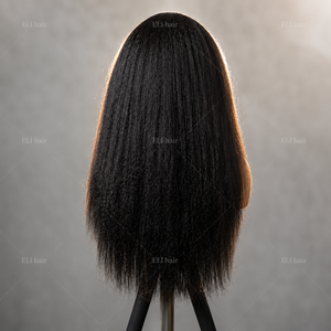 Peluca Frontal Transparente HD Sin Pegamento con Nudos Invisibles <span class=keywords><strong>para</strong></span> Cabello Virgen, Línea de Cabello Pre-cortada y Alineada, Cutícula Alineada, Cabello Virgen - Product Image 3