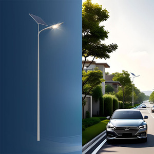 Farola LED IP66 Premium personalizable energéticamente eficiente para estacionamientos de carreteras áreas públicas con fuente de alimentación de batería - Product Image 6