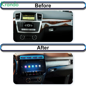Krando 13.3 "xe đơn vị đứng đầu cho Benz <span class=keywords><strong>ml</strong></span> w166 GL x166 2012 - 2015 xe đài phát thanh GPS không dây Carplay Navigation nâng cấp để GLS 2024 - Product Image 4