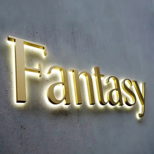 Letras Iluminadas con Tiras LED 3D, Mini Letreros con Retroiluminación Frontal, Letrero de Marca para Uso en Interiores y Exteriores - Product Image 2